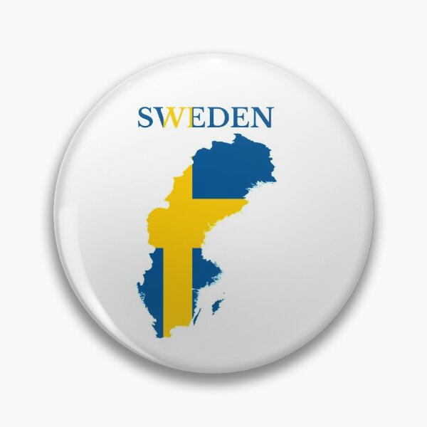 Item preview, Sweden Flag Map designed and sold by marosharaf.