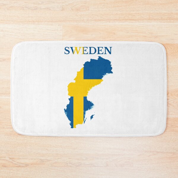 Item preview, Sweden Flag Map designed and sold by marosharaf.