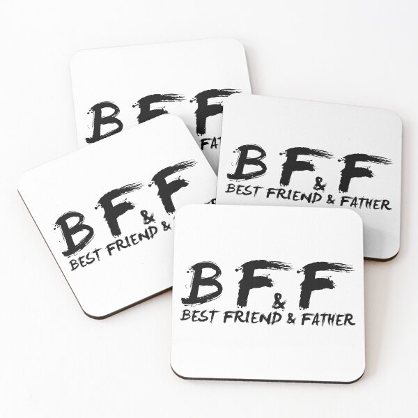 Item preview, BFF_Best Friend and Father-Black designed and sold by BLACKSUN-SHOP.