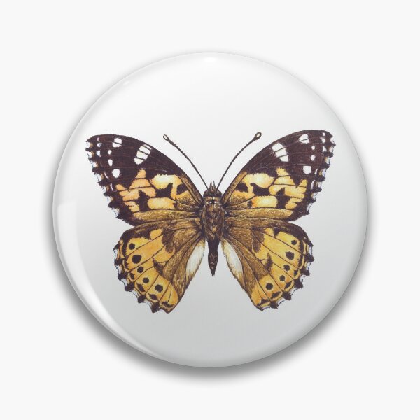 Item preview, Painted lady butterfly designed and sold by Katerina Mitkova Kirilova.