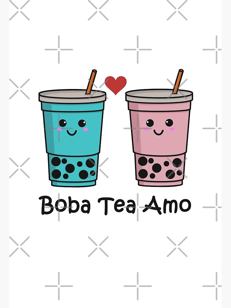 "Boba Tea Amo" Poster for Sale by galaxC Redbubble