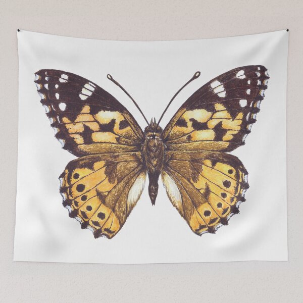 Item preview, Painted lady butterfly designed and sold by Katerina Mitkova Kirilova.