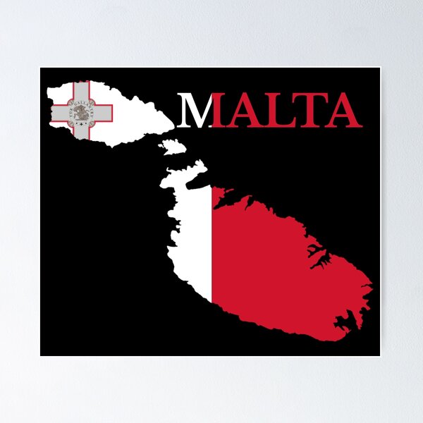 Item preview, Malta Map Flag, Maltese designed and sold by marosharaf.