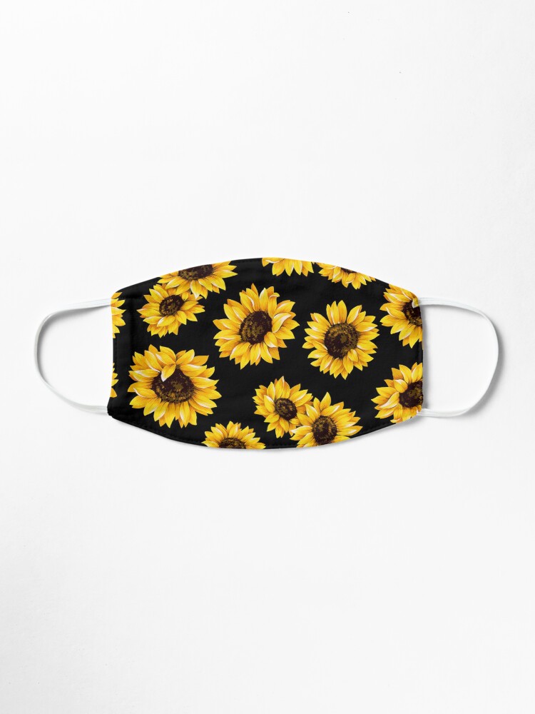Alternative Ansicht von Sonnenblumen Blumenmuster - gelbe Blume Maske