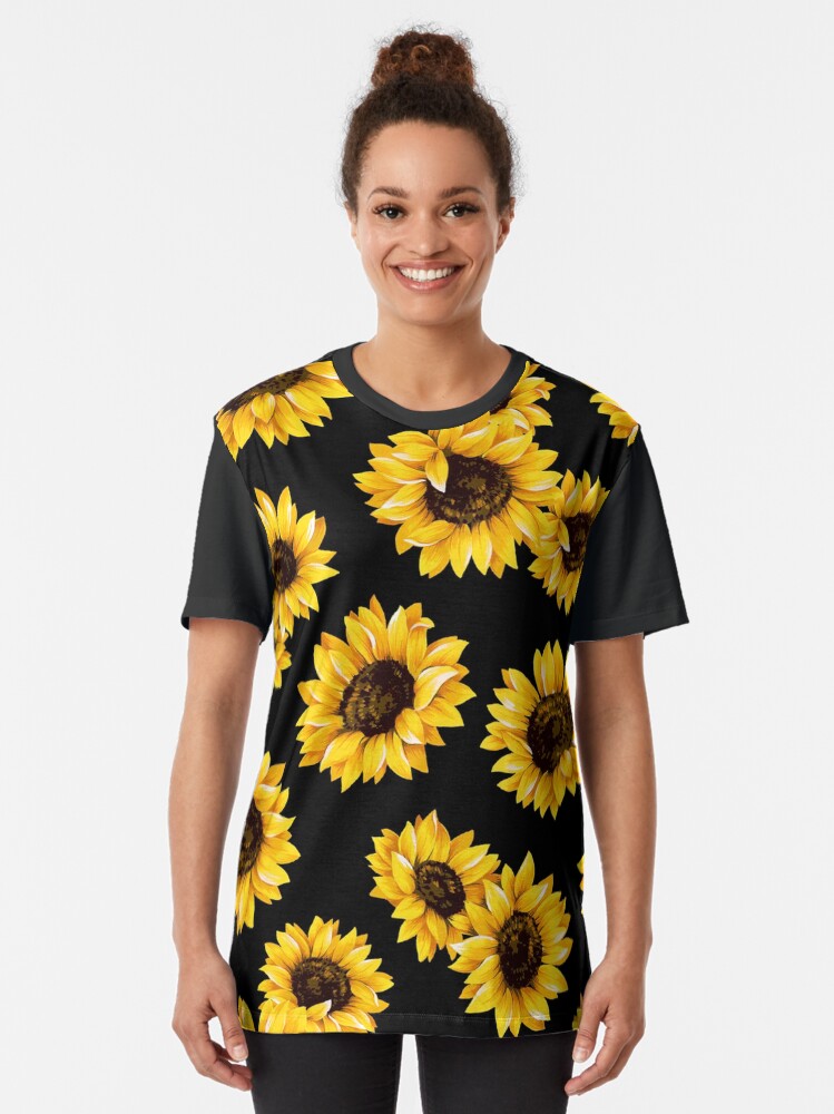 Sun flowers floral pattern - yellow flower