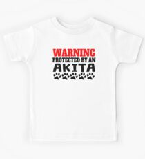 Protected By An Akita Kids Tee