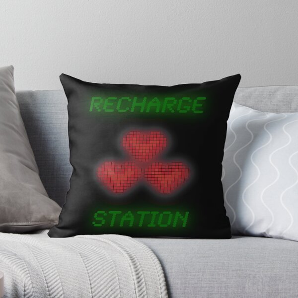 Recharge Station Throw Pillow