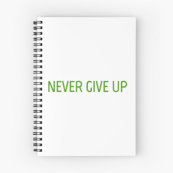 Item preview, NEVER GIVE UP designed and sold by mikoala50.