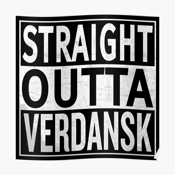 Directamente de Verdansk Póster