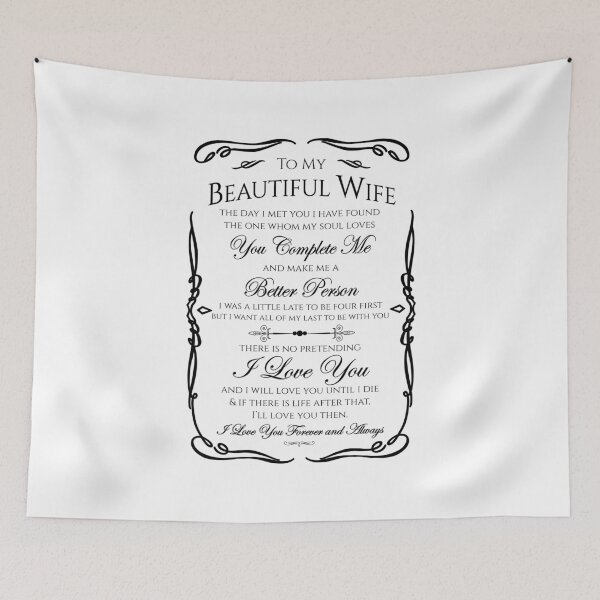 Item preview, I Love You Message To Wife designed and sold by KA DESIGNS.