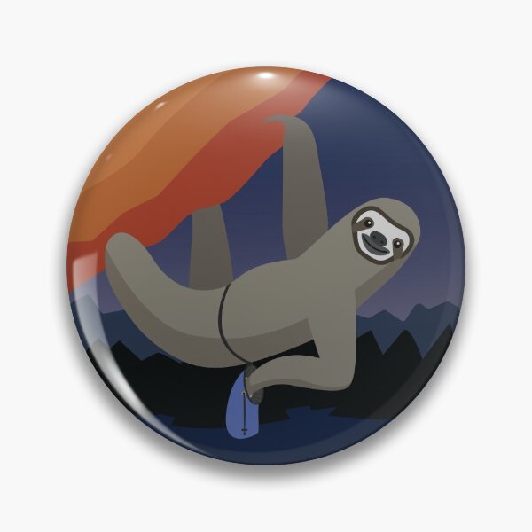 Item preview, Rock Climbing Sloth | Red Rocks Night Mode designed and sold by RottenBoot22.