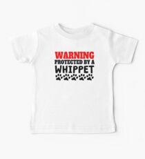 Protected By A Whippet Baby Tee