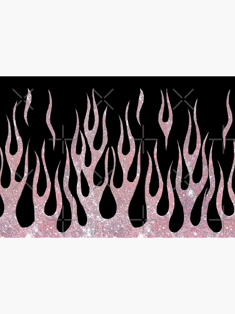 Pink Glitter Flames by jellybabie
