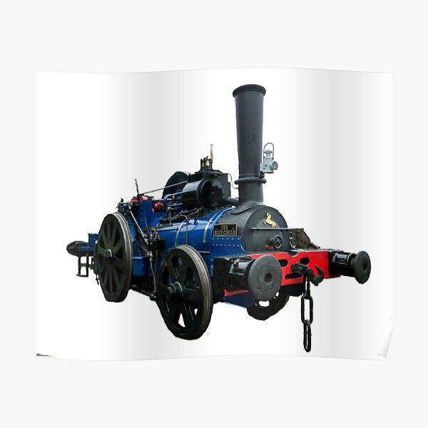 Blue Circle Poster