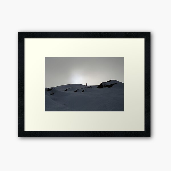snowboarder Framed Art Print