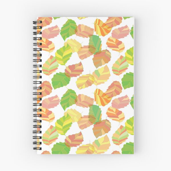 Item preview, cute seamless pattern with falling autumn leaves  designed and sold by AsyaTury.