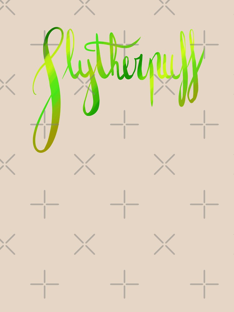 Slytherpuff Galligraphy by Zorume