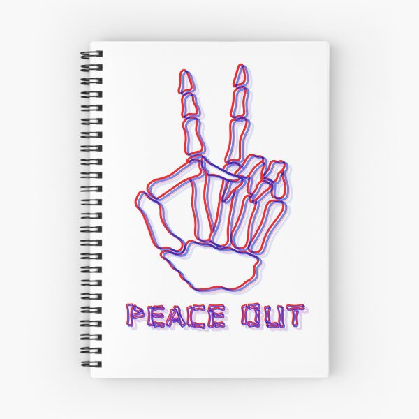 Item preview, Peace out (3D effect) designed and sold by MillySketches.