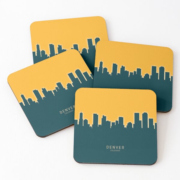 Item preview, Denver Colorado Skyline designed and sold by ArtPrints.