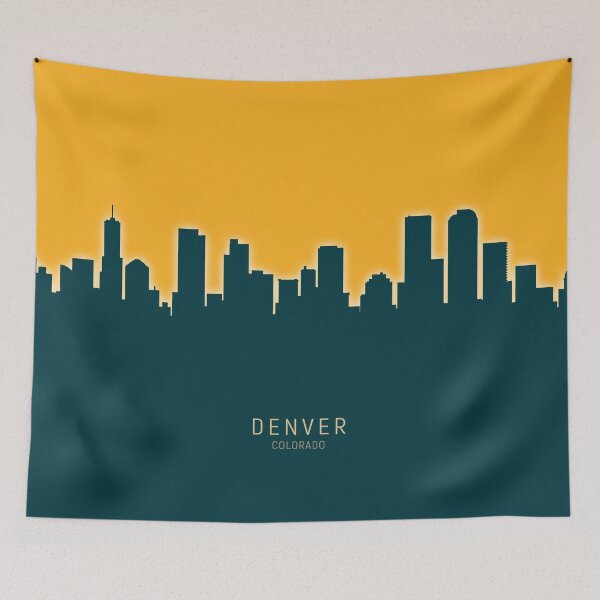 Item preview, Denver Colorado Skyline designed and sold by ArtPrints.
