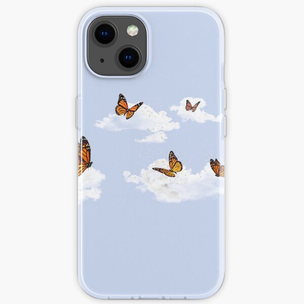 Butterflies In The Clouds iPhone Soft Case