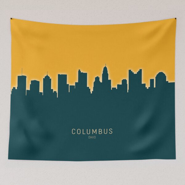 Artikelvorschau, Columbus Ohio Skyline entworfen und verkauft von ArtPrints.