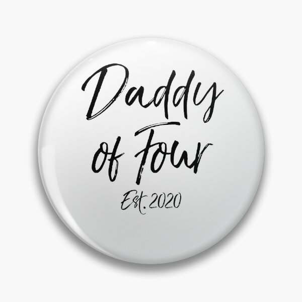 Item preview, Daddy of Four Est. 2020 Father's Day Gift designed and sold by TNDesignStudio.