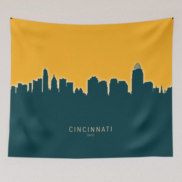 Item preview, Cincinnati Ohio Skyline designed and sold by ArtPrints.