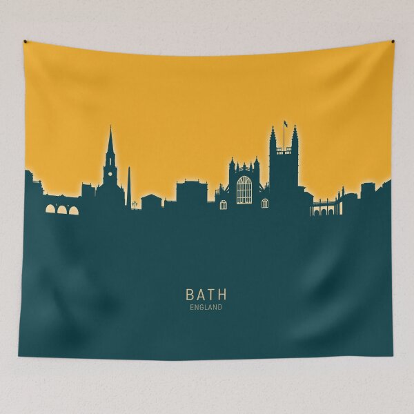 Item preview, Bath England Skyline Cityscape designed and sold by ArtPrints.