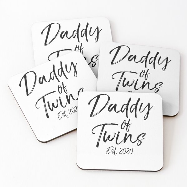 Item preview, Daddy of Twins Est. 2020 Father's Day Gift designed and sold by TNDesignStudio.