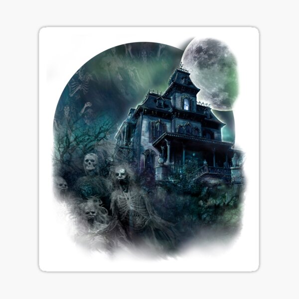 The Haunted House Paranormal Sticker