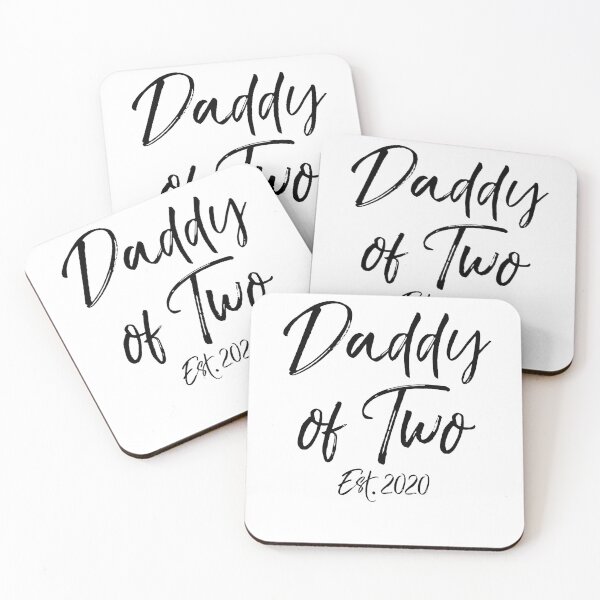 Item preview, Daddy of Two Est. 2020 Father's Day Gift designed and sold by TNDesignStudio.