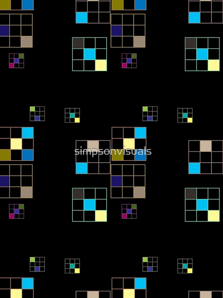 Thumbnail 4 of 4, iPhone Case, Box Grid Pattern designed and sold by simpsonvisuals.