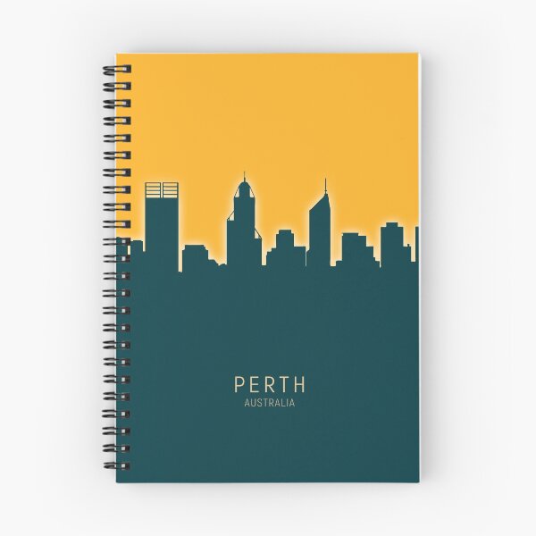 Aperçu de l'œuvre Perth Australia Skyline créée et vendue par ArtPrints.