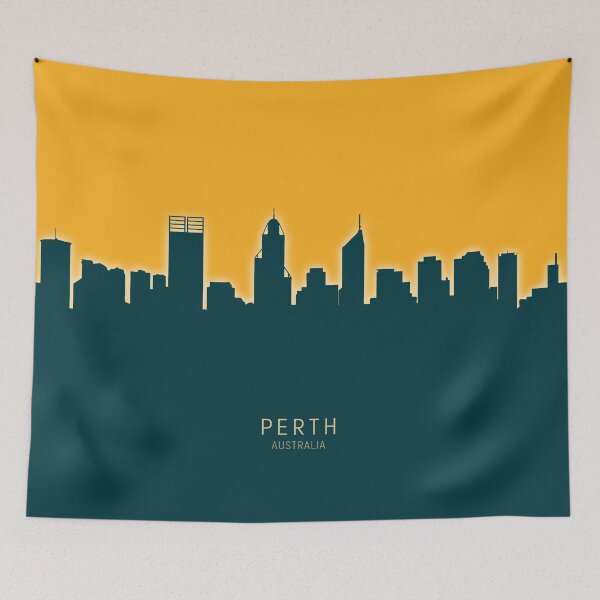 Item preview, Perth Australia Skyline designed and sold by ArtPrints.
