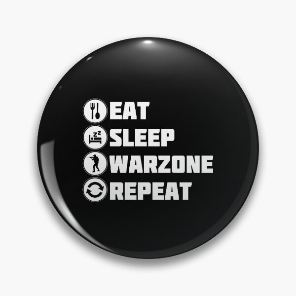 Item preview, Eat Sleep Warzone Repeat designed and sold by DragonGFX.