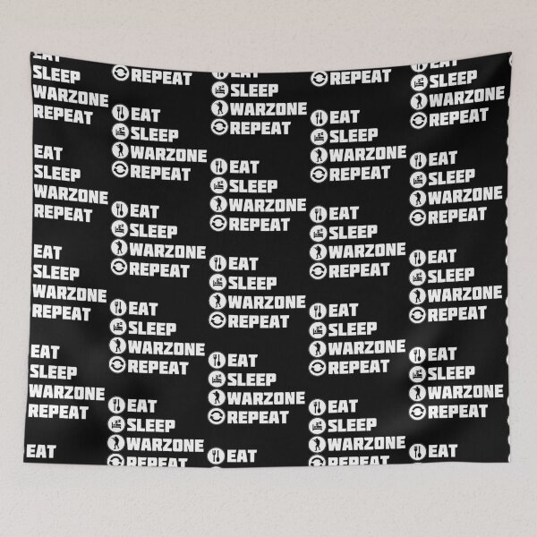 Item preview, Eat Sleep Warzone Repeat designed and sold by DragonGFX.