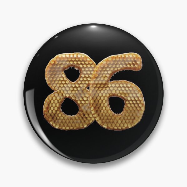 Item preview, 86 Number 3d Honey Numbers Font designed and sold by HelloFromAja.