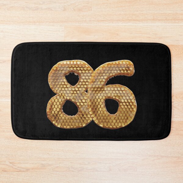 Item preview, 86 Number 3d Honey Numbers Font designed and sold by HelloFromAja.