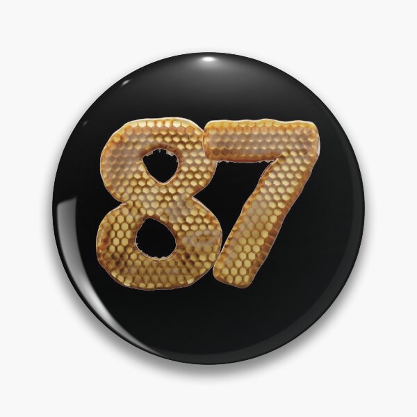 Item preview, 87 Number 3d Honey Numbers Font designed and sold by HelloFromAja.