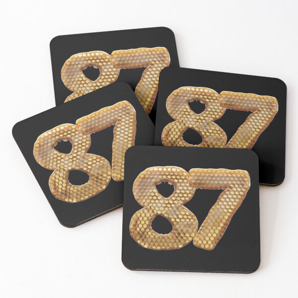 Item preview, 87 Number 3d Honey Numbers Font designed and sold by HelloFromAja.