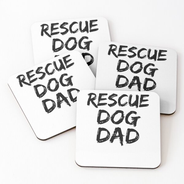Aperçu de l'œuvre Dog Adoption Quote Rescue Dog Dad Father's Day Gift créée et vendue par TNDesignStudio.