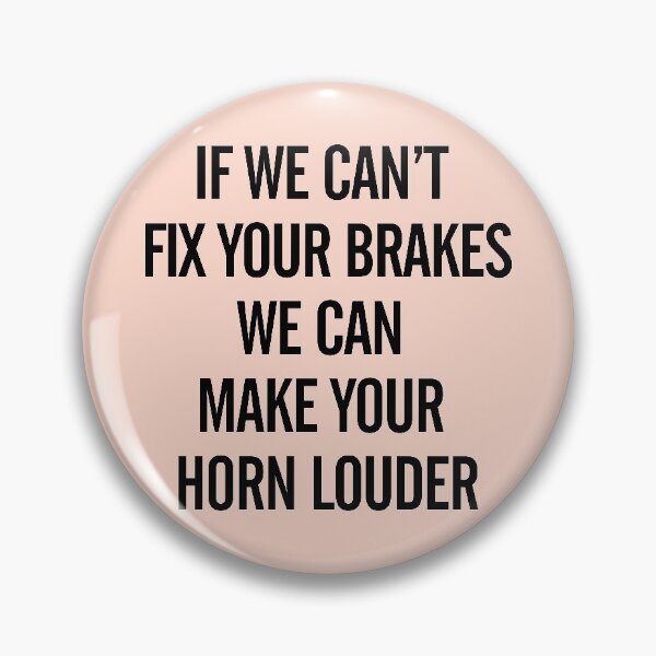 Item preview, Garage wall art, Fix your brakes, make your horn louder, workshop sign, gift for mechanics, cafe racer, mancave designed and sold by Spallutos.