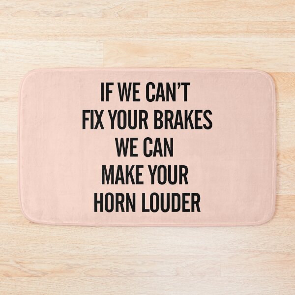 Item preview, Garage wall art, Fix your brakes, make your horn louder, workshop sign, gift for mechanics, cafe racer, mancave designed and sold by Spallutos.