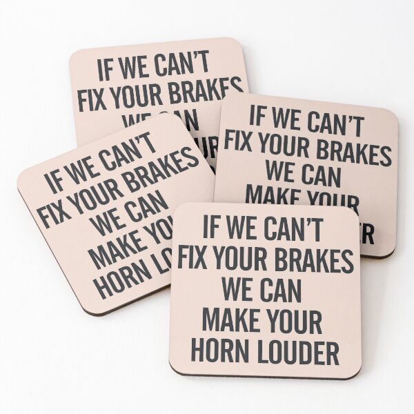 Item preview, Garage wall art, Fix your brakes, make your horn louder, workshop sign, gift for mechanics, cafe racer, mancave designed and sold by Spallutos.