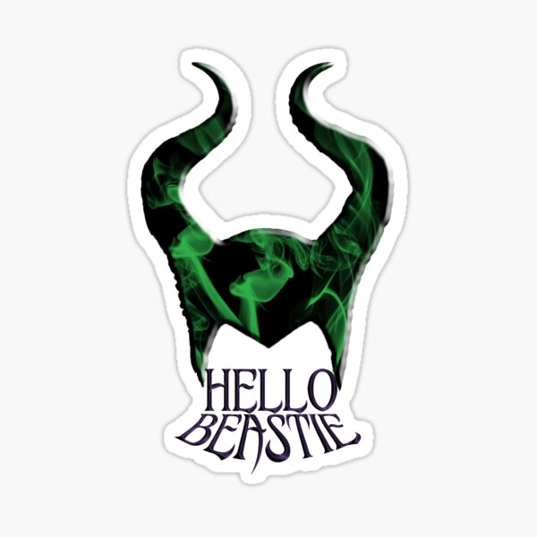Maleficent - Hello Beastie Sticker