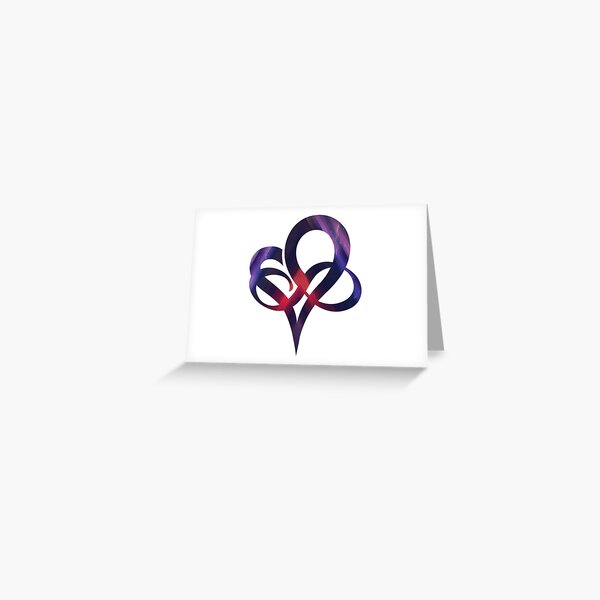 INFINITY HEART - Polyamory Symbol - Polyfidelity Greeting Card