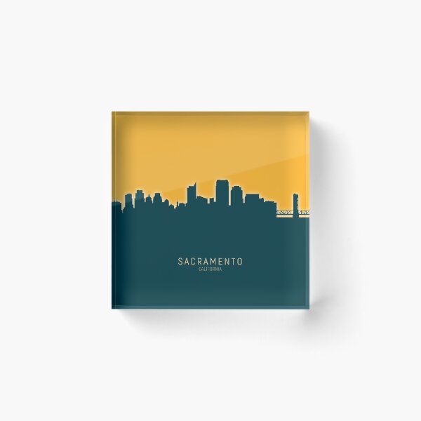 Item preview, Sacramento California Skyline designed and sold by ArtPrints.