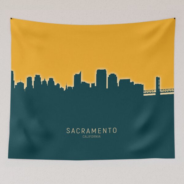 Item preview, Sacramento California Skyline designed and sold by ArtPrints.