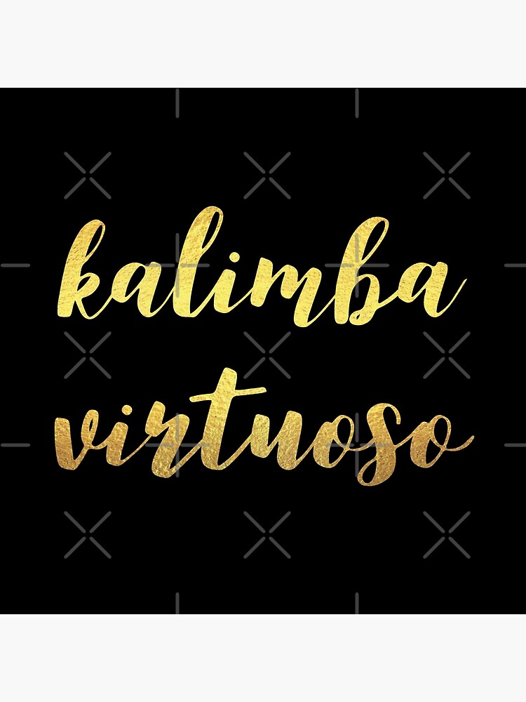 "Kalimba Virtuoso" Poster for Sale by ojdart Redbubble